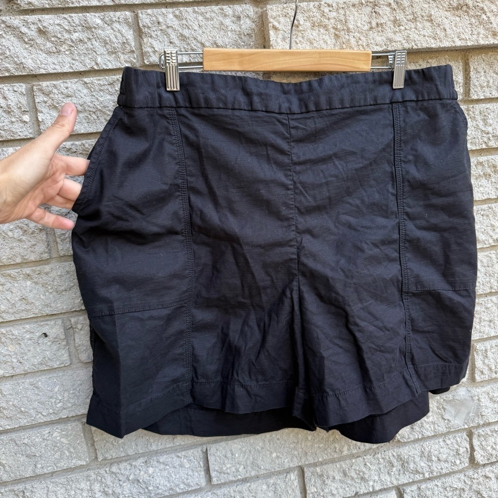 Lane Bryant The Softest Short Solid Black Slub Pull-On Shorts Women's Plus 18/20 - Picture 4 of 8